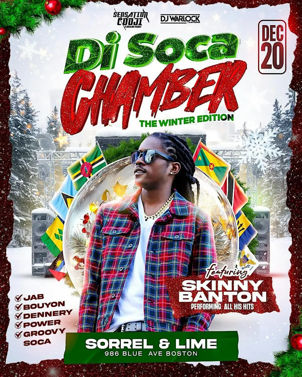 DI SOCA CHAMBER flyer or graphic.