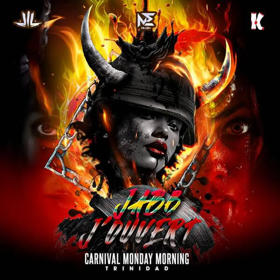 Jabb Jouvert flyer or graphic.
