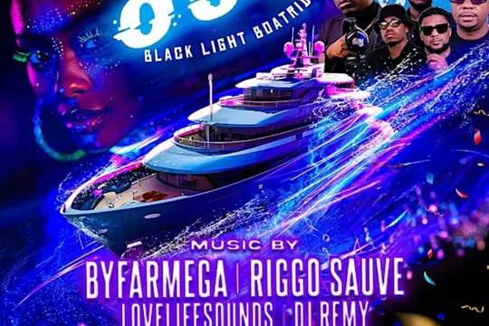 Lights Out: Black Light Boat Party