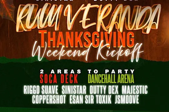 Rum Veranda - Thanksgiving Eve