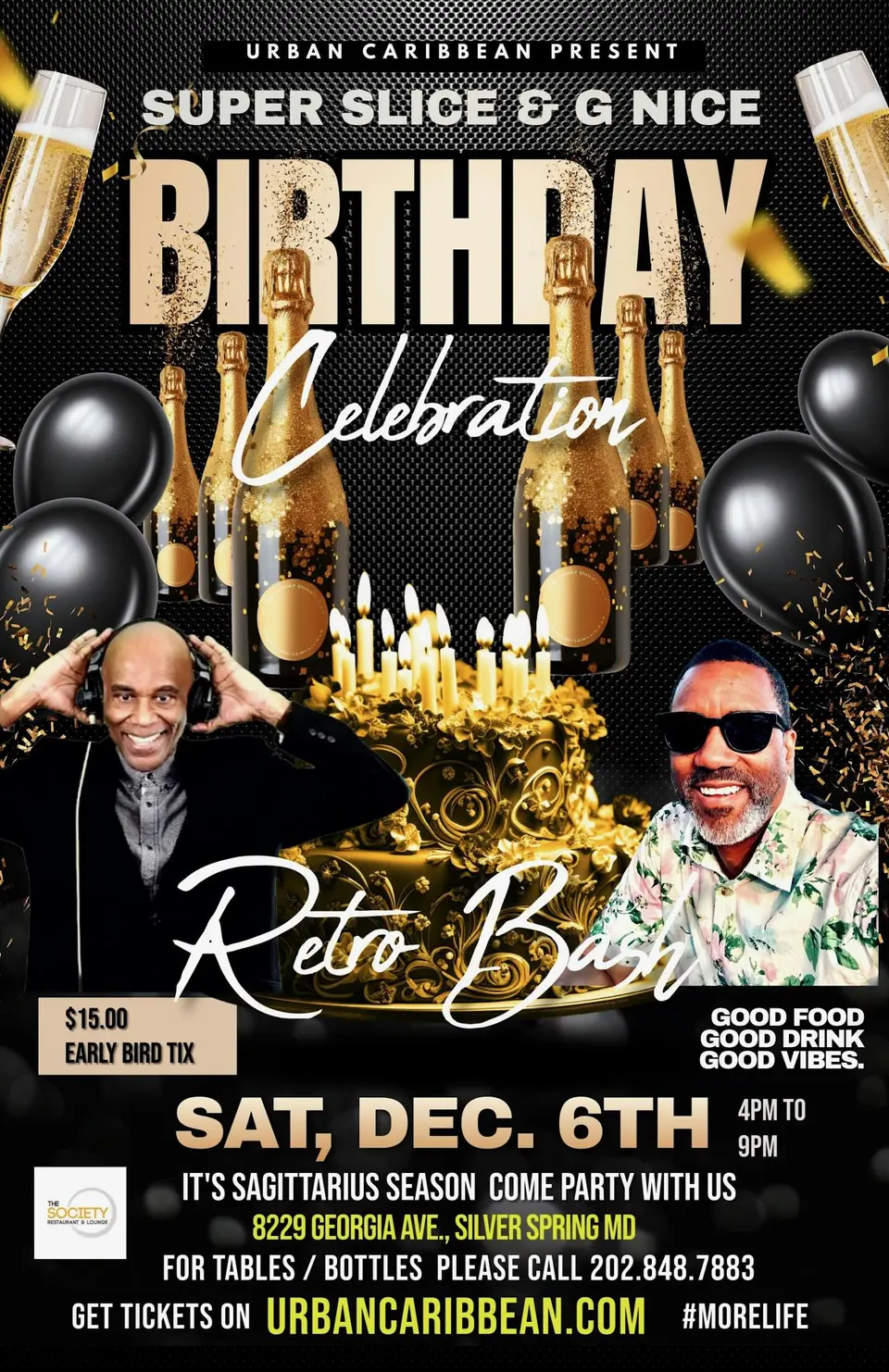 RETRO BASH - The Celebrating Life Edition flyer or graphic.
