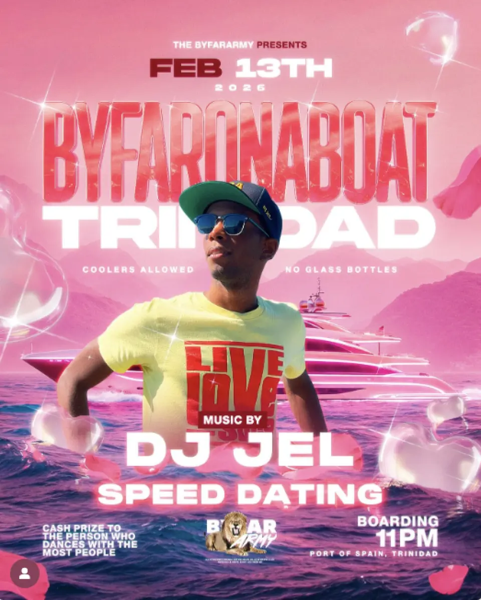 BYFAROnABoat: Trinidad (Speed Dating flyer or graphic.