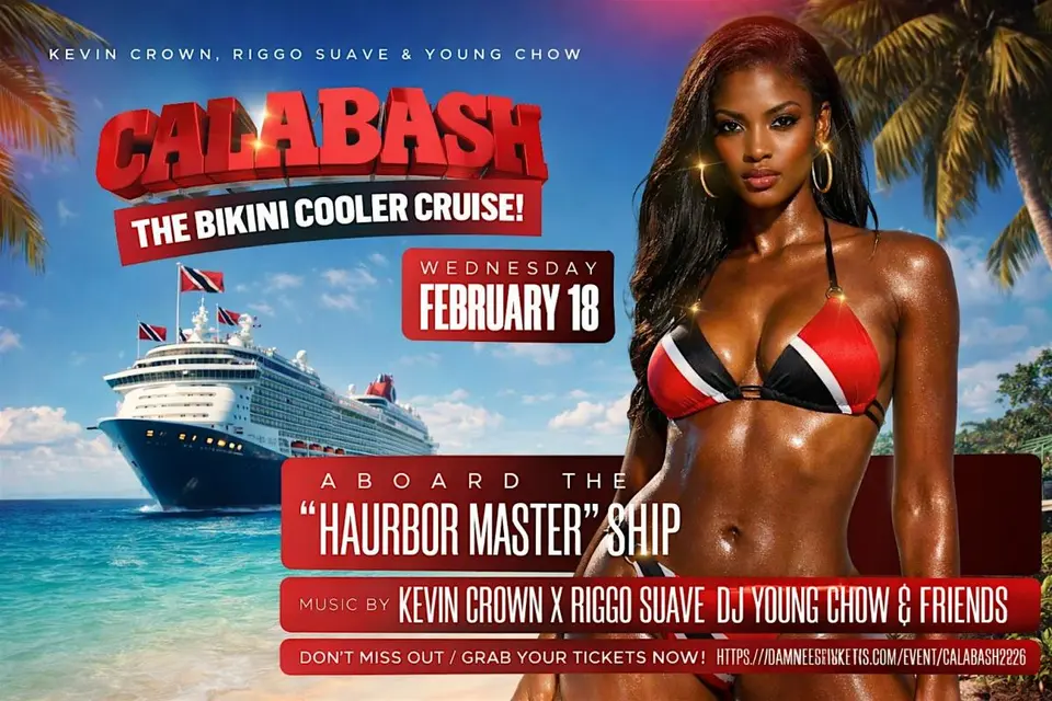 Calabash | The Bikini Cooler Cruise flyer or graphic.