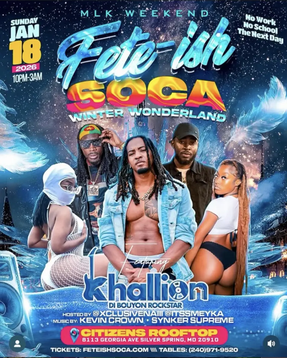 Feteish Soca flyer or graphic.
