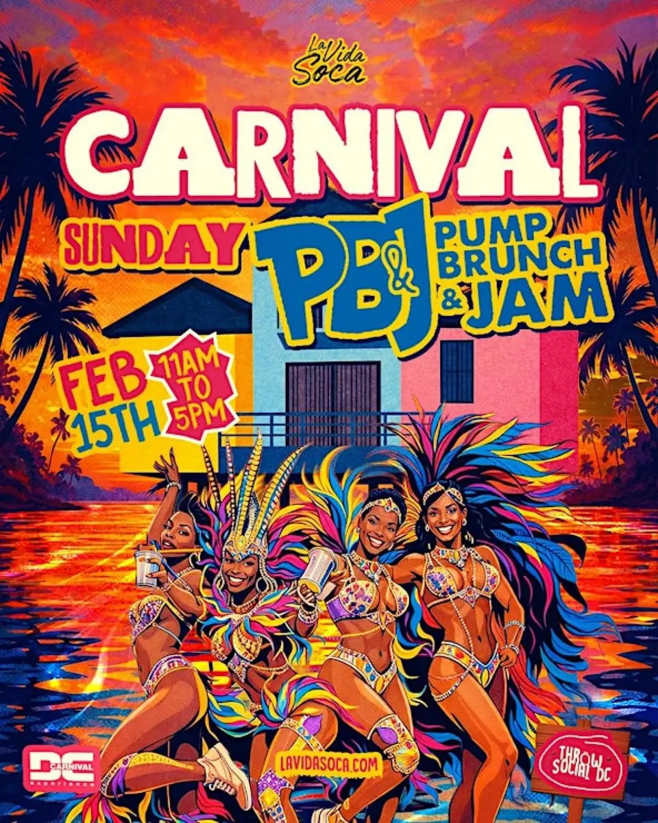 PB & Jam :: Carnival Sunday flyer or graphic.