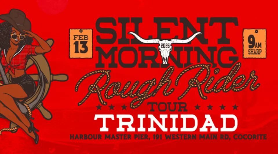 Silent Morning - Rough Rider Tour flyer or graphic.