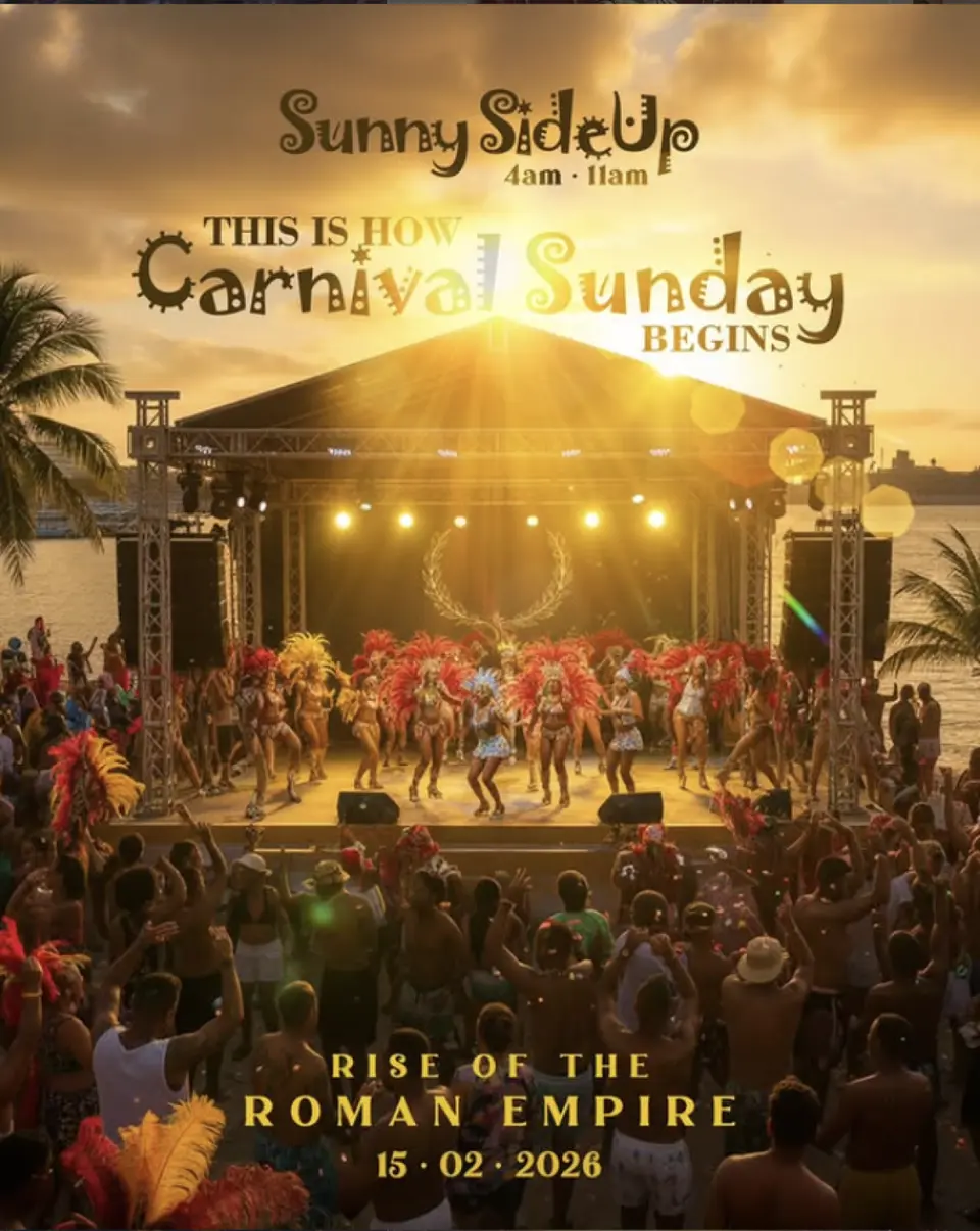 Sunny Side Up Premium All Inclusive Breakfast Event flyer or graphic.