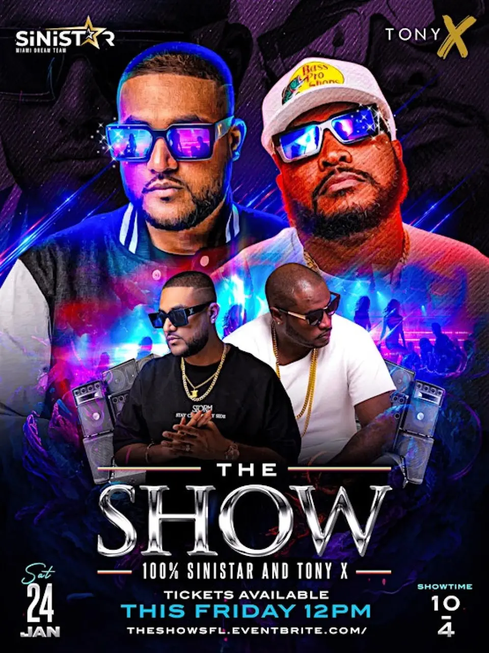 The Show flyer or graphic.