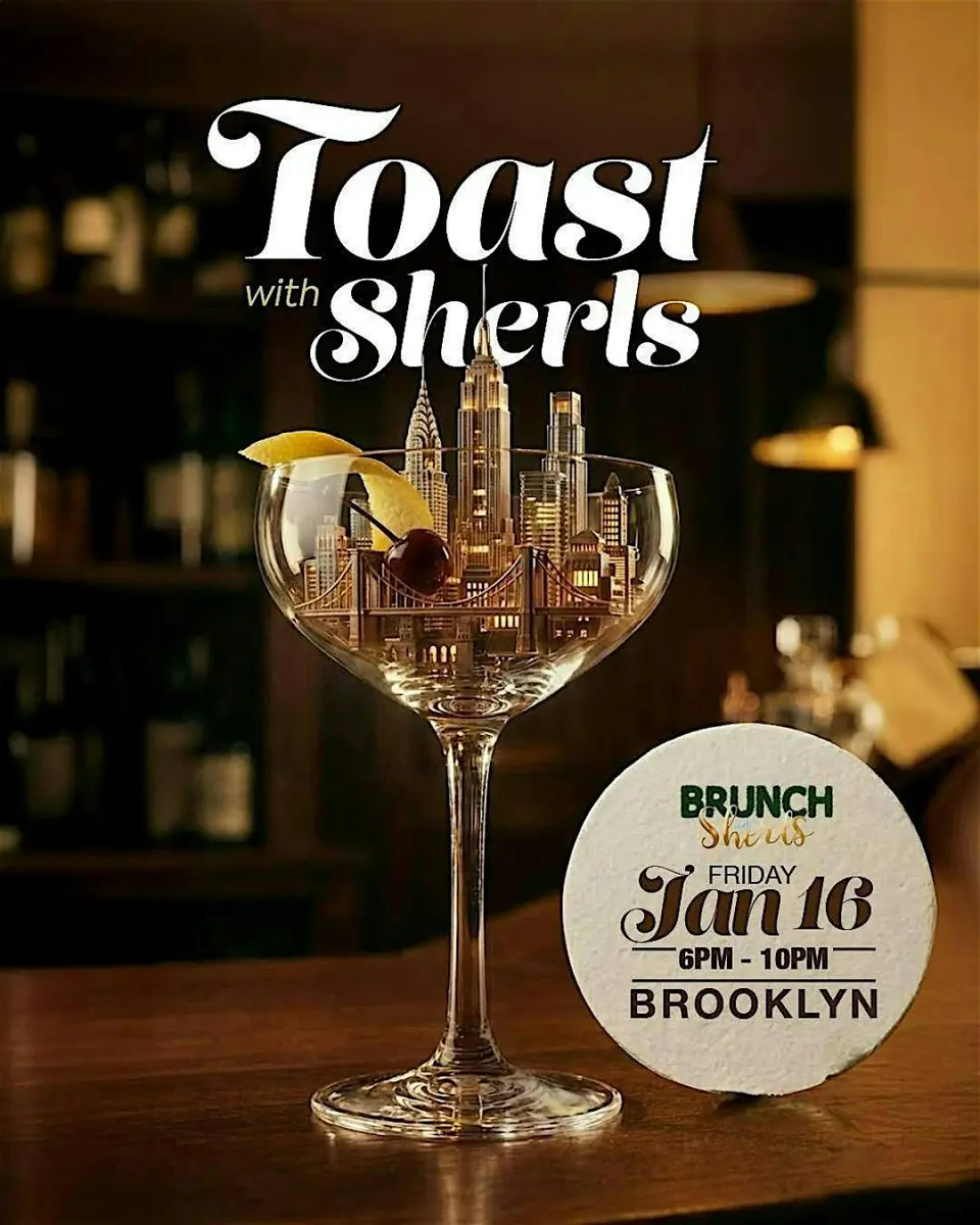 Toast With Sherls flyer or graphic.
