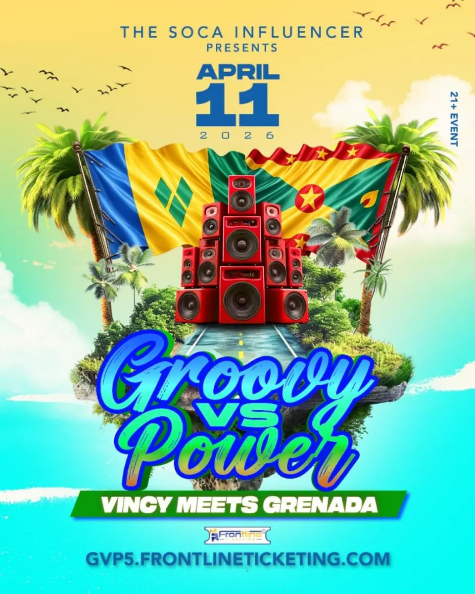 Groovy Vs Power: Vincy Meets Grenada flyer or graphic.