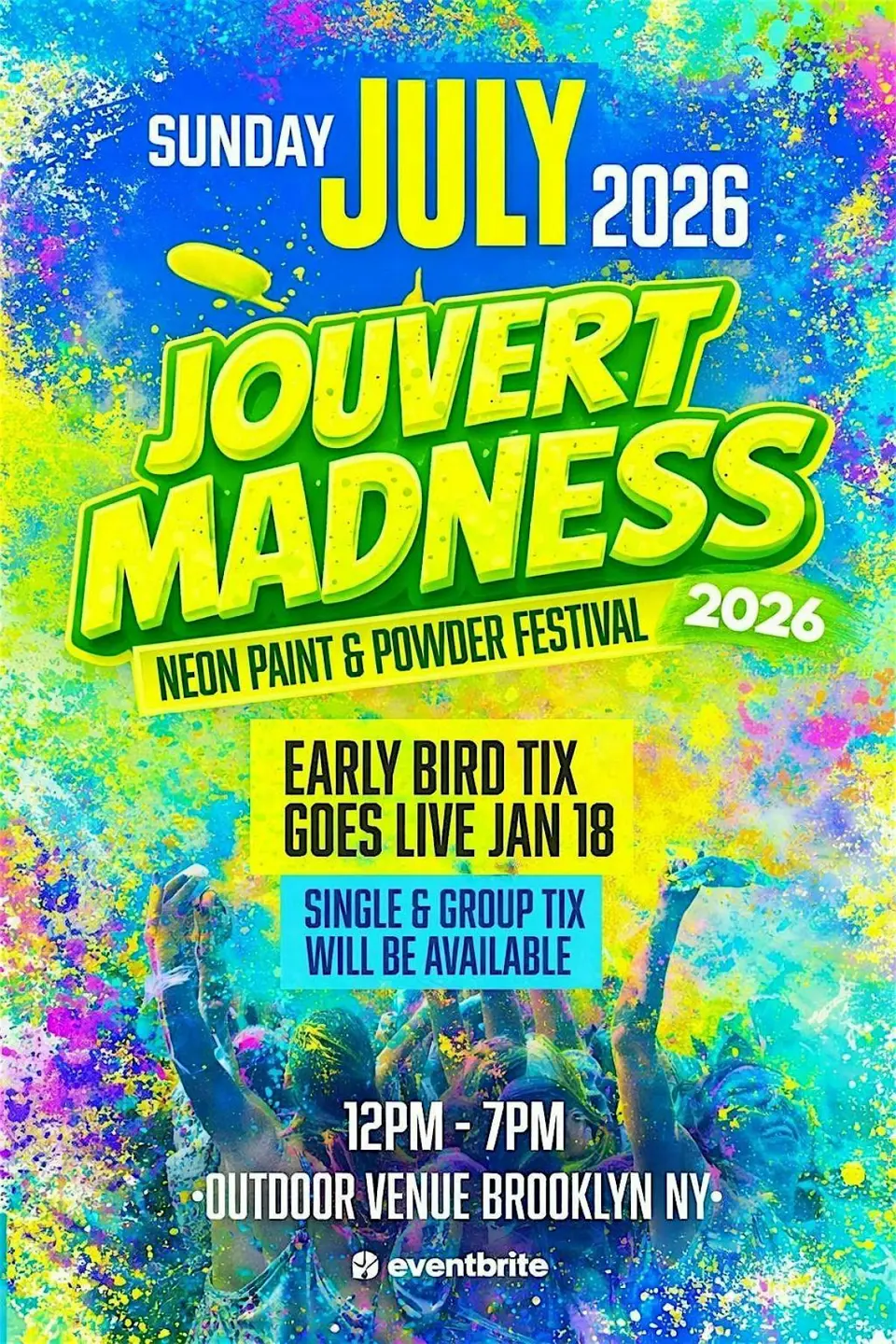 Jouvert Madness  flyer or graphic.