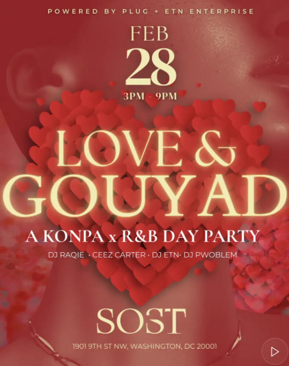 Love & Gouyad flyer or graphic.