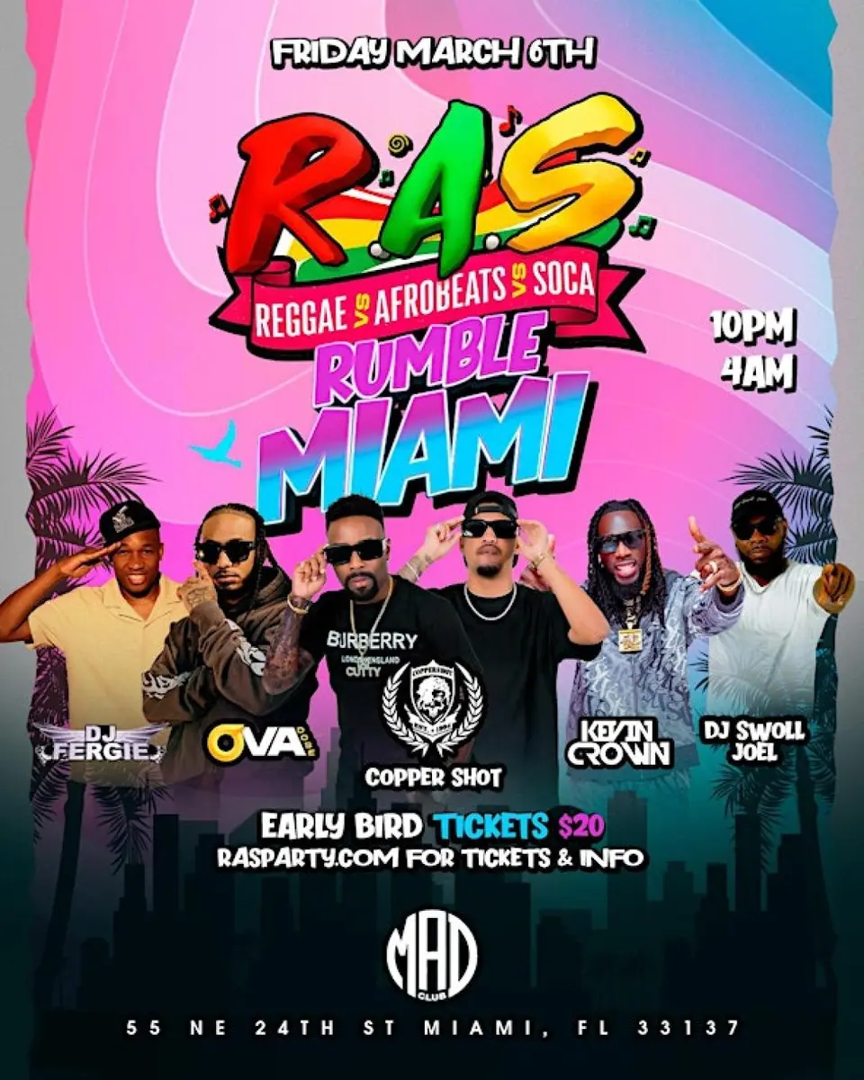 R.A.S Rumble flyer or graphic.