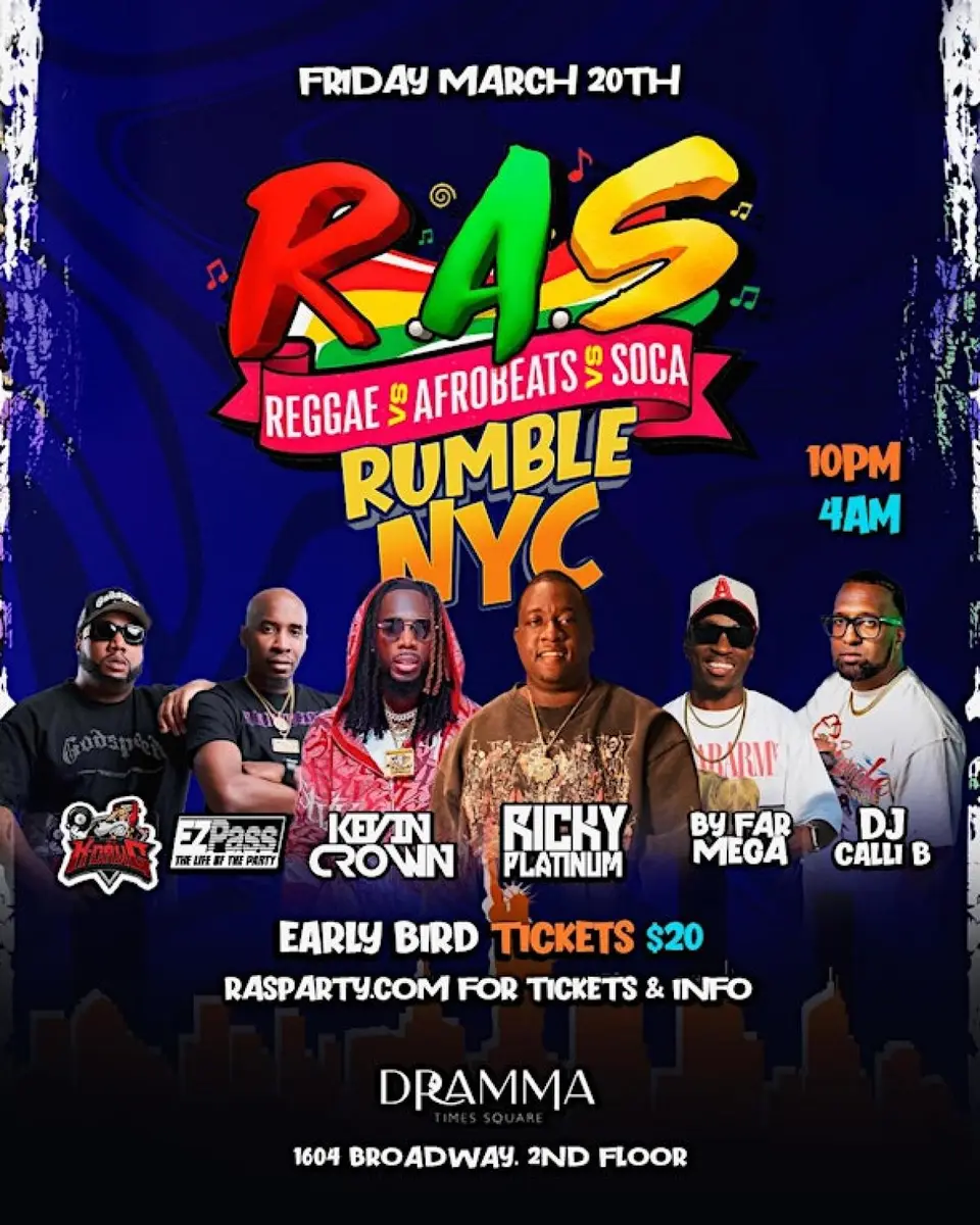 R.A.S Rumble flyer or graphic.