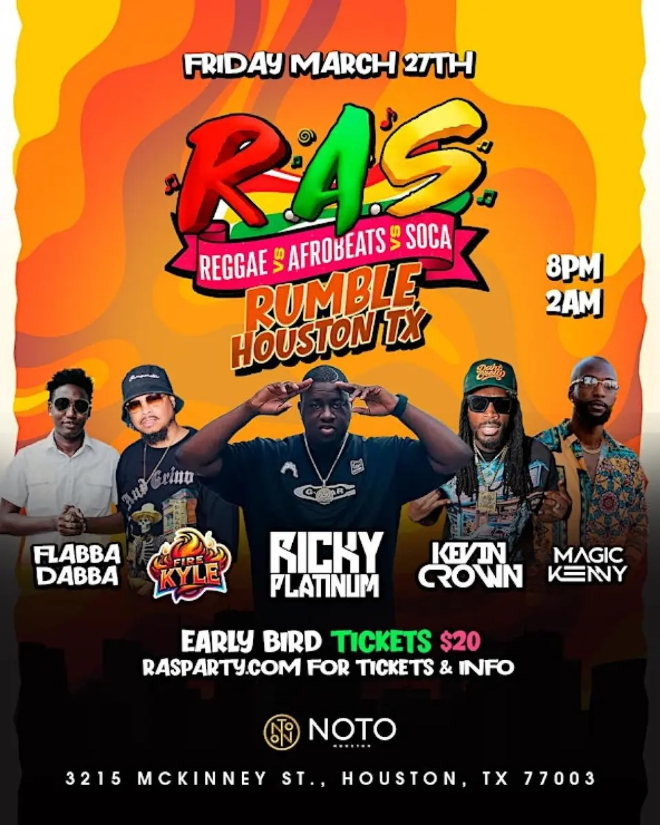 R.A.S Rumble flyer or graphic.