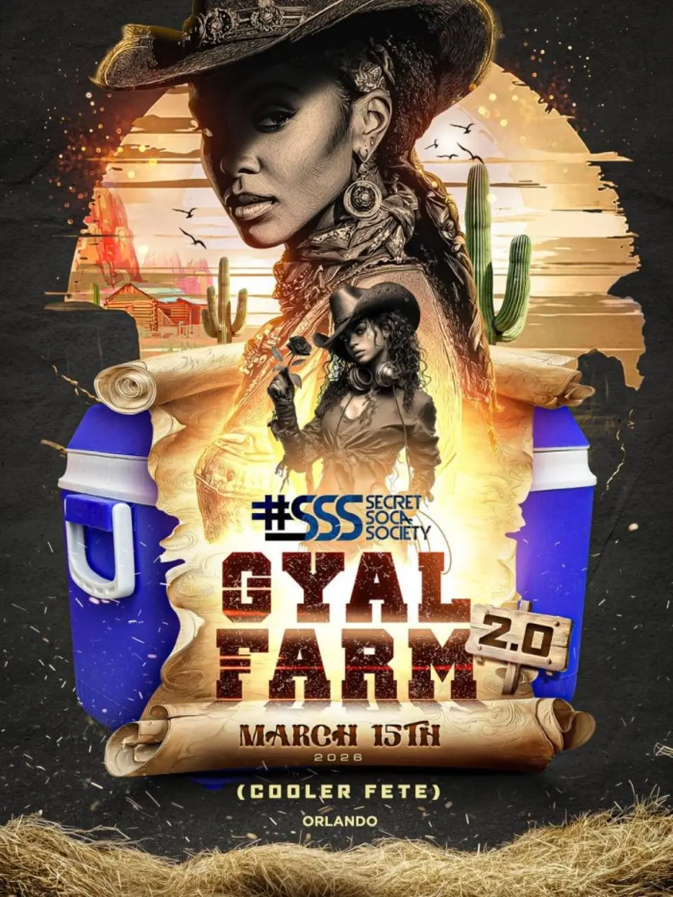 #SSS Spring Fling Gyal Farm flyer or graphic.