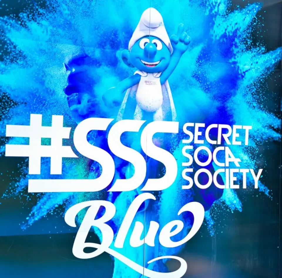 #SSS Miami BLUE  flyer or graphic.