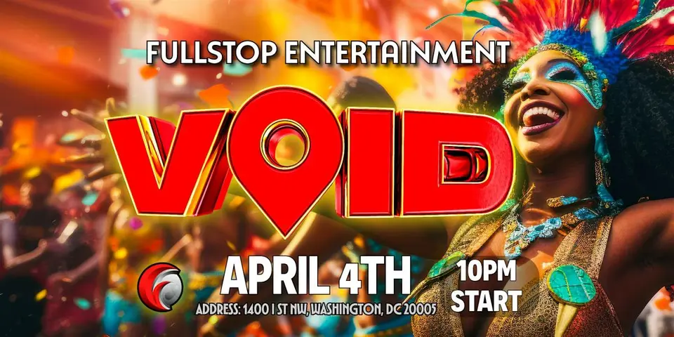 VOID flyer or graphic.