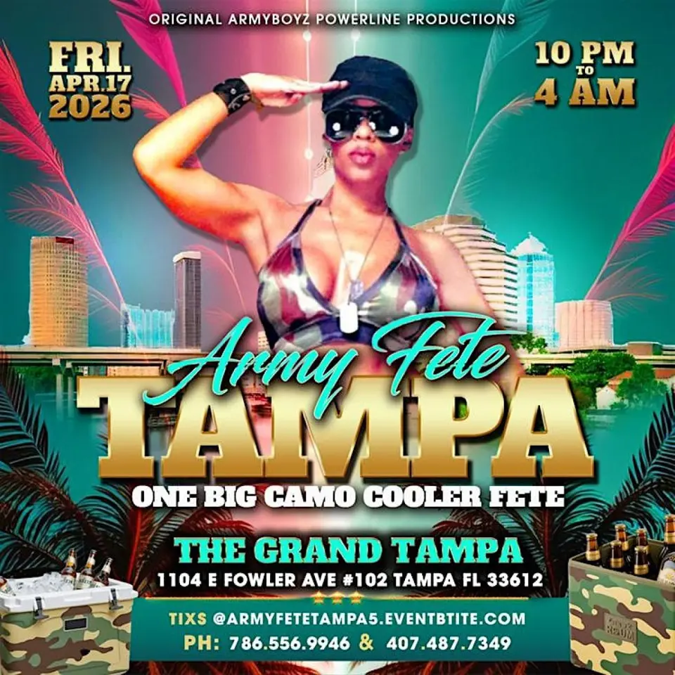 Army Fete flyer or graphic.