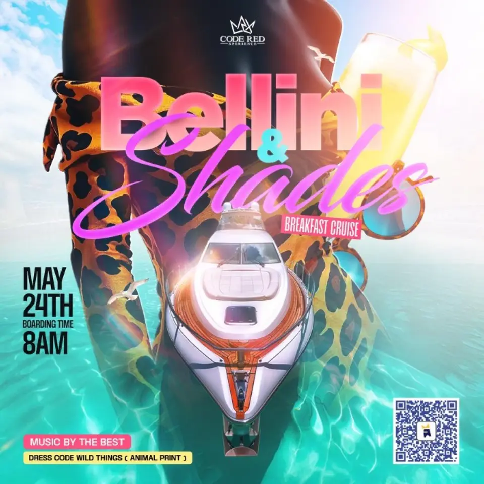 Bellini And Shades flyer or graphic.