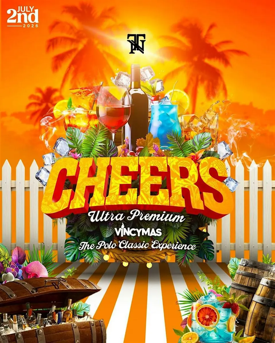 Cheers flyer or graphic.