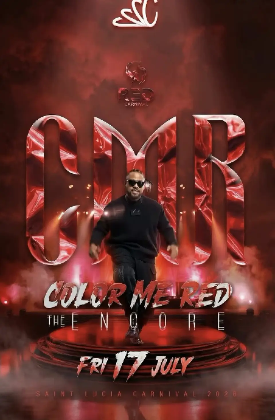Color Me Red flyer or graphic.