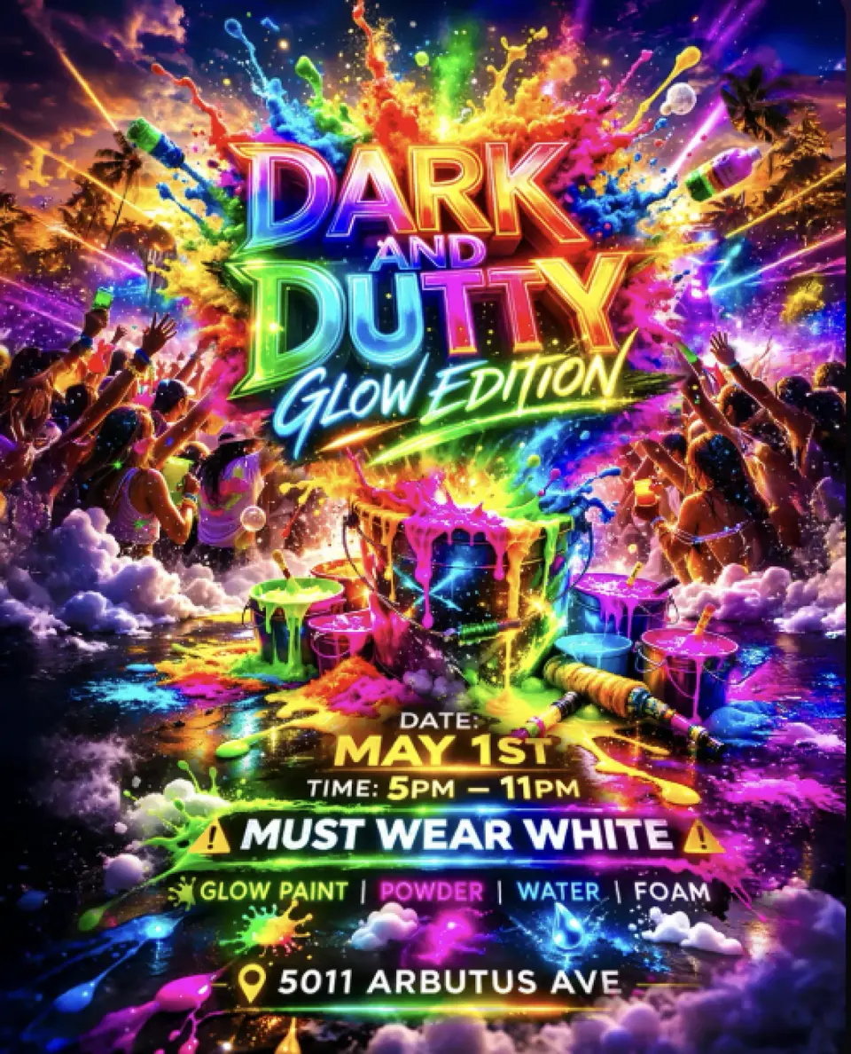 Dark & Dutty flyer or graphic.
