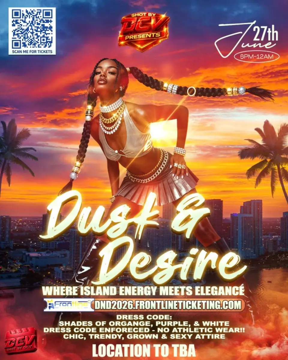 Dusk & Desire flyer or graphic.