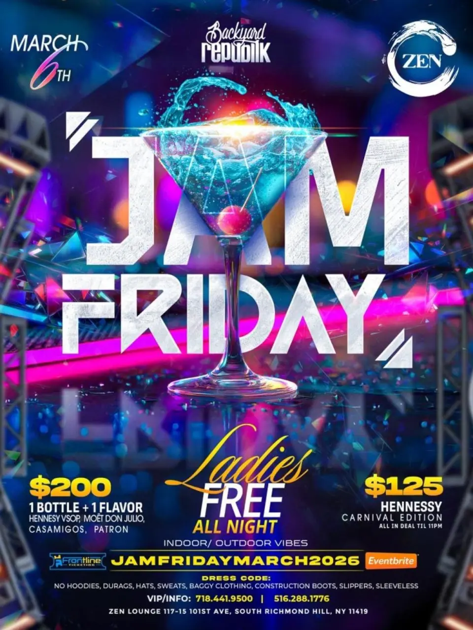 Jam Friday flyer or graphic.