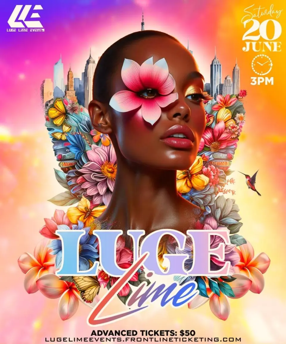 Luge Lime  flyer or graphic.