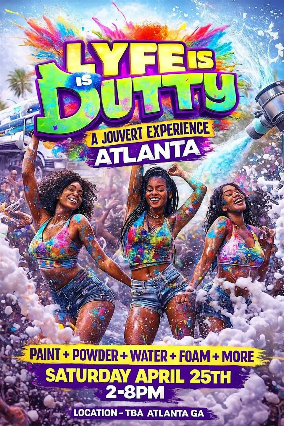 Lyfe Is Dutty flyer or graphic.