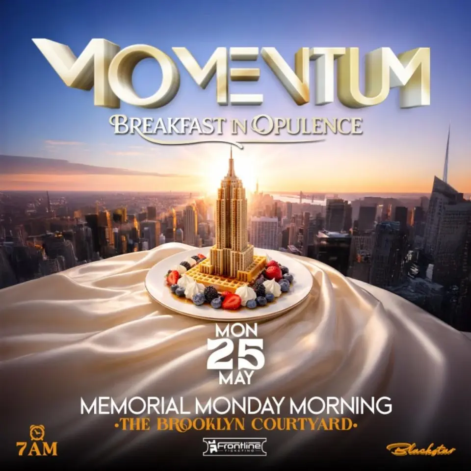 Momentum Breakfast In Opulence flyer or graphic.