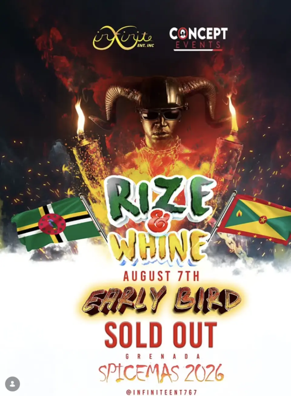 Rize & Whine flyer or graphic.