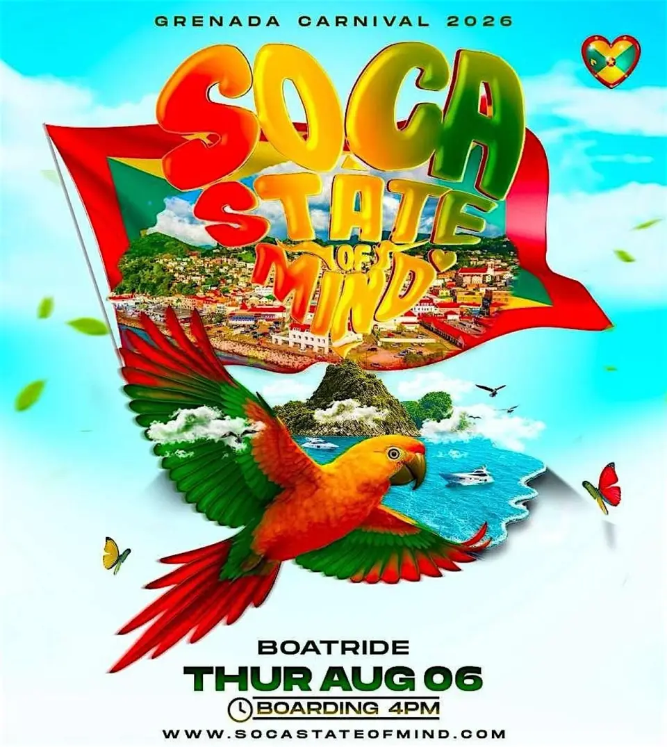Soca State Of Mind  flyer or graphic.