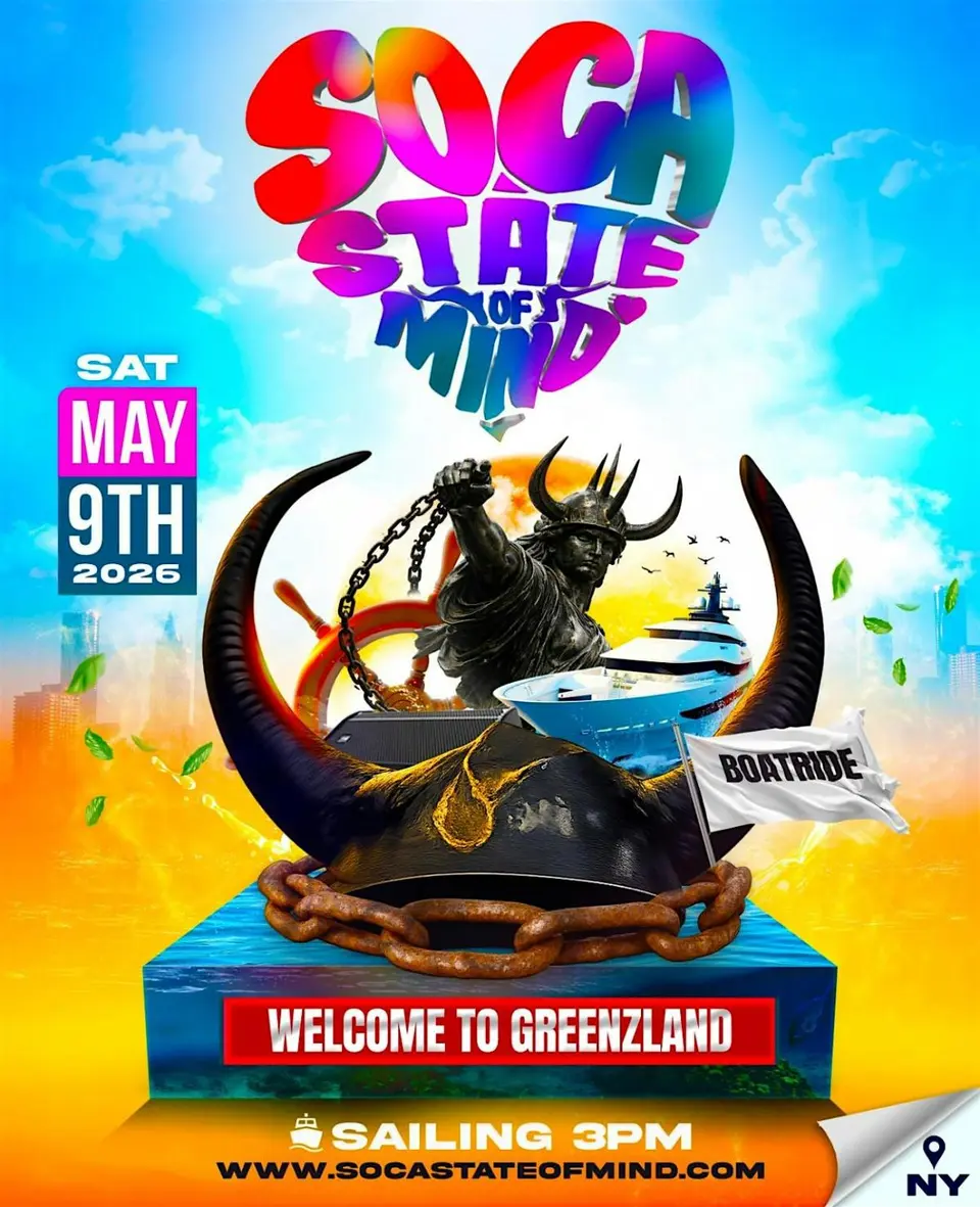 Soca State Of Mind flyer or graphic.