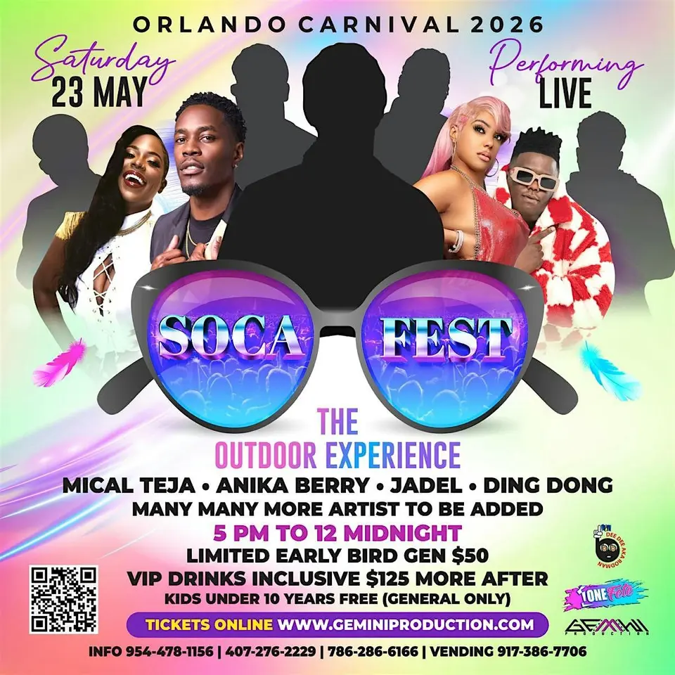 Socafest flyer or graphic.