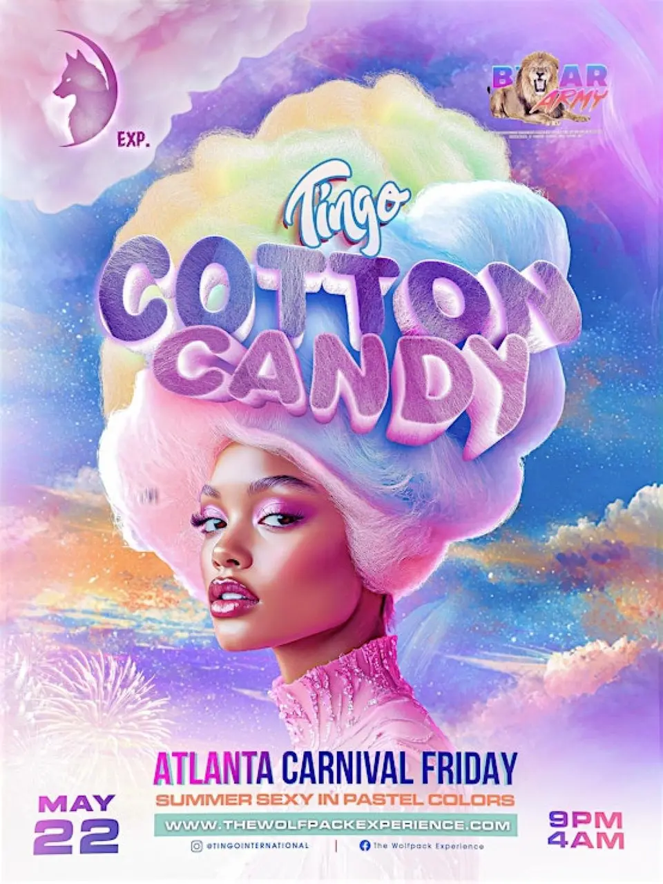 Tingo: Cotton Candy flyer or graphic.