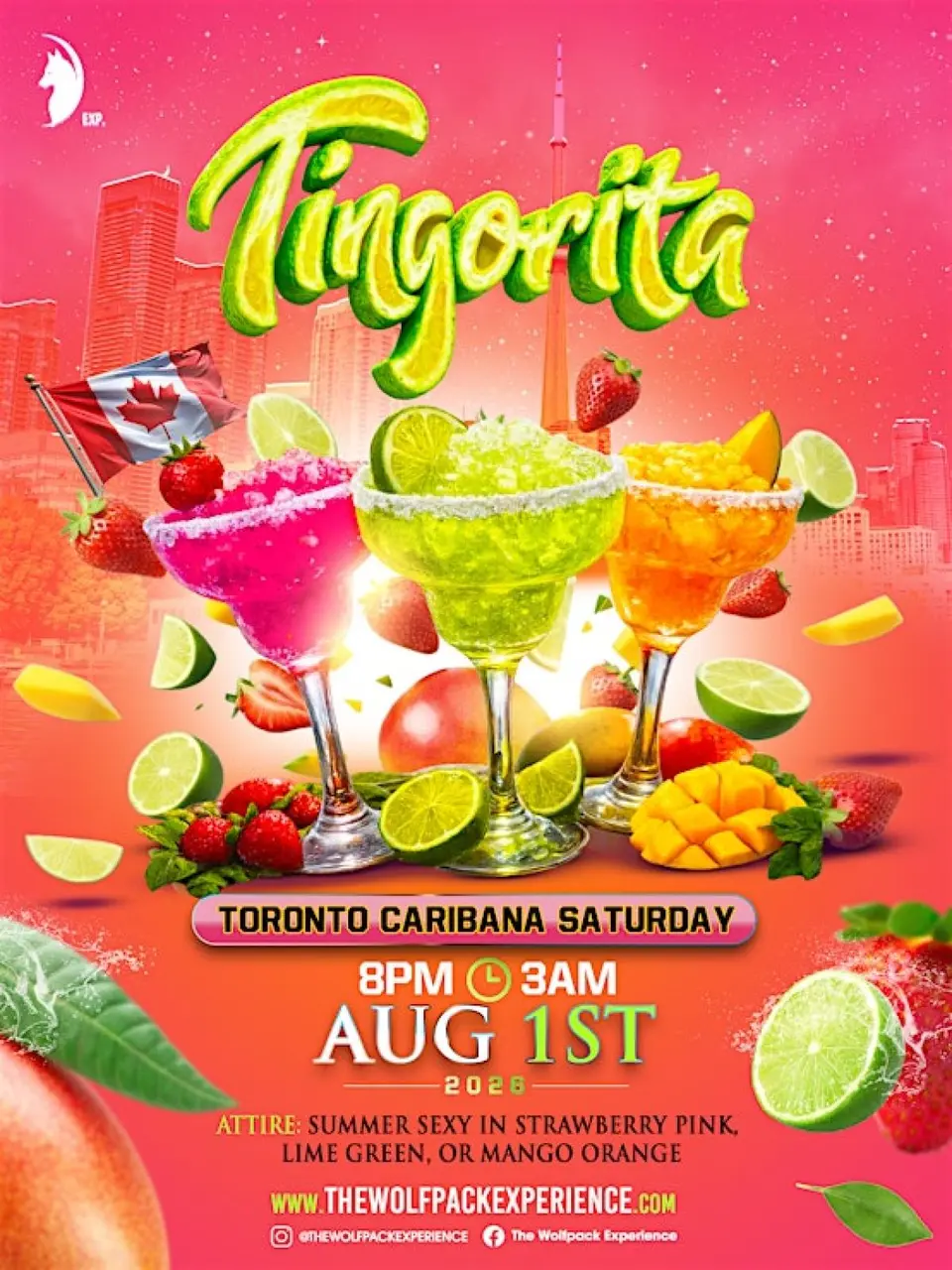 TingoRita: Toronto Caribana Saturday flyer or graphic.