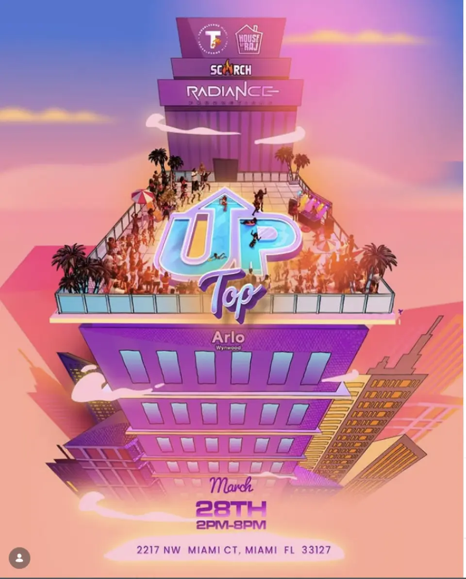 Up Top flyer or graphic.