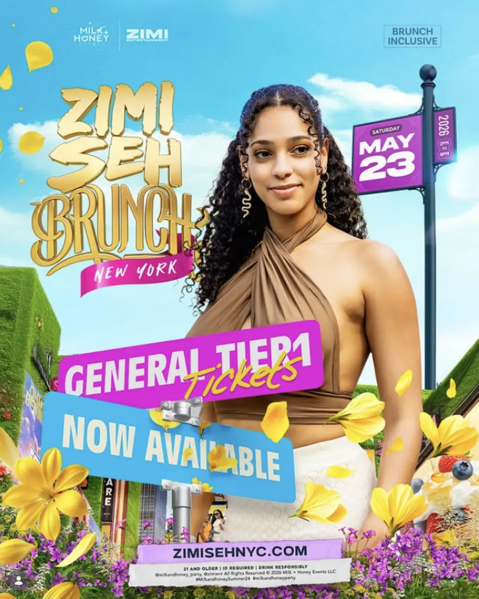 Zimi Seh Brunch  flyer or graphic.