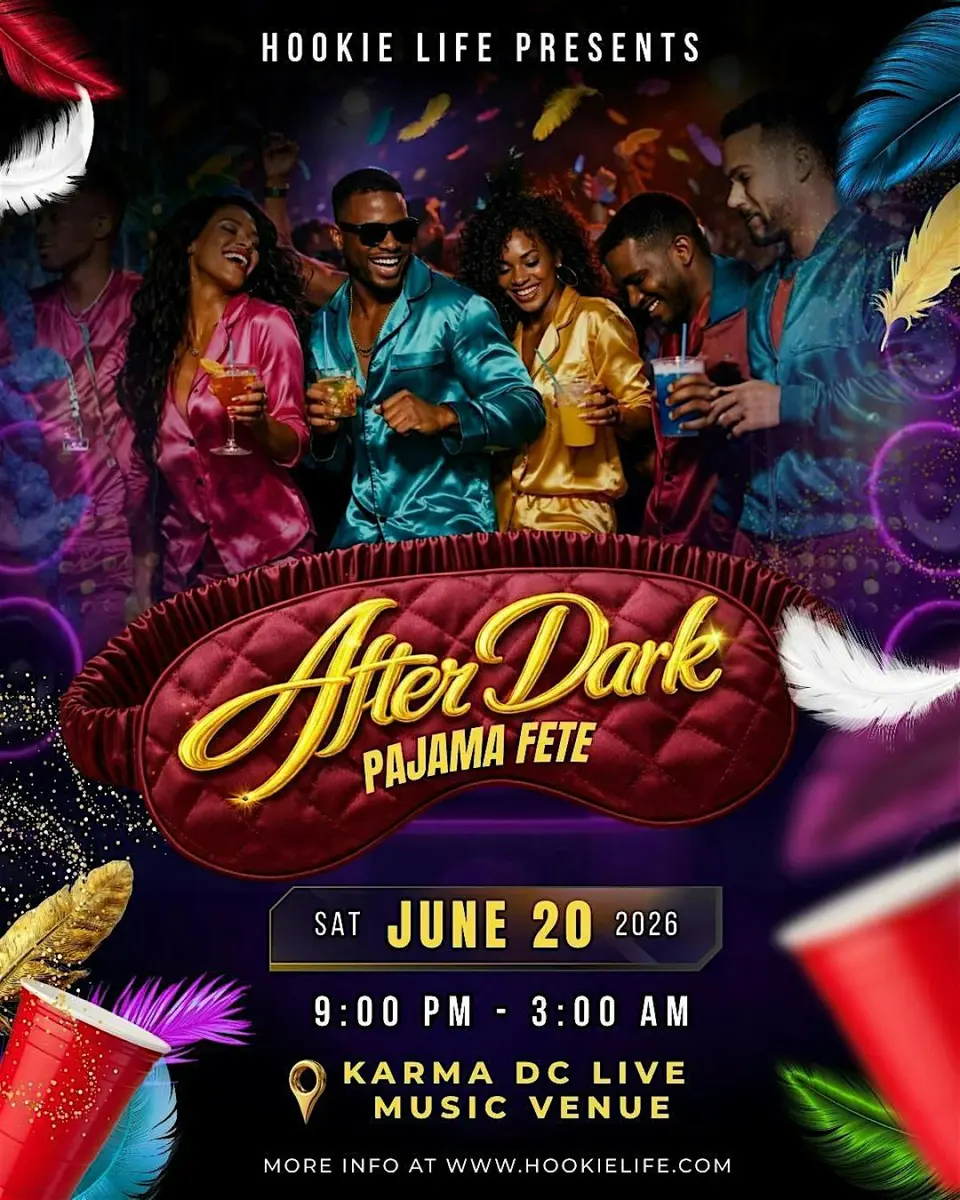 After Dark D.C. flyer or graphic.