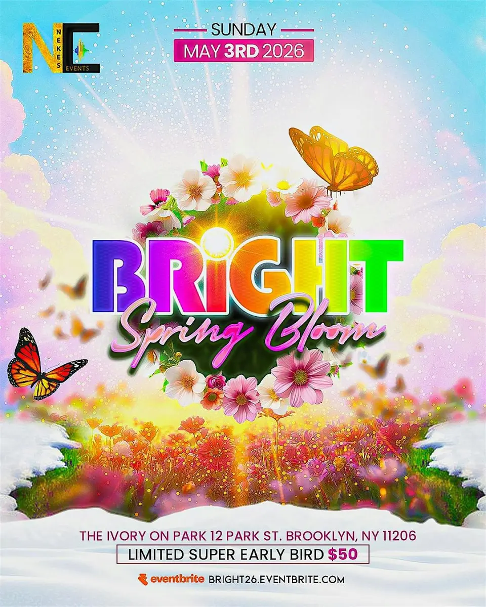 Bright flyer or graphic.