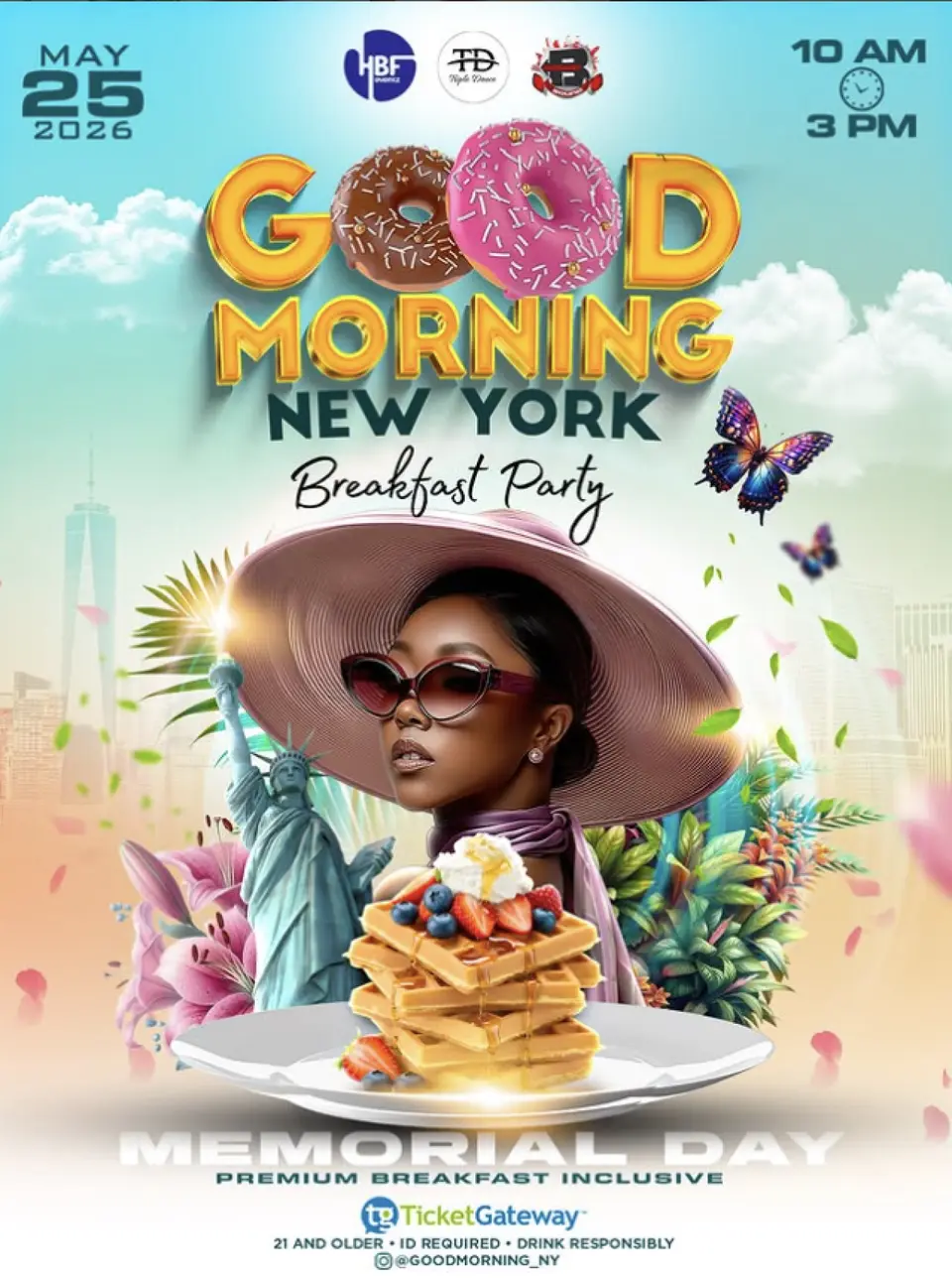 Good Morning NY flyer or graphic.