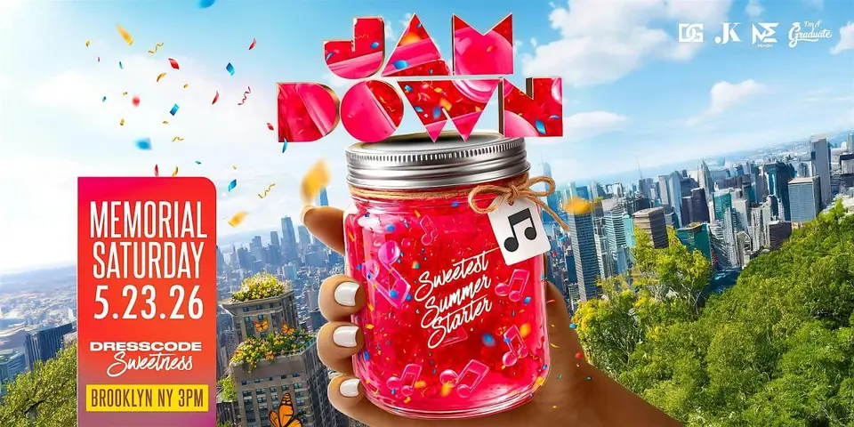 Jam Down flyer or graphic.