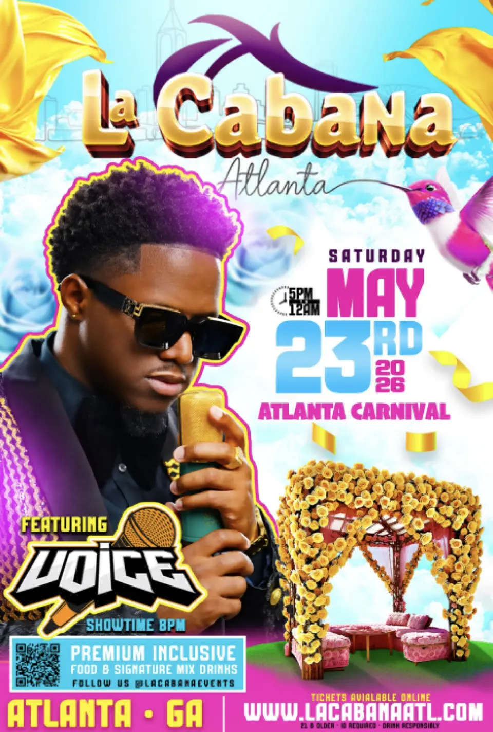 La Cabana flyer or graphic.