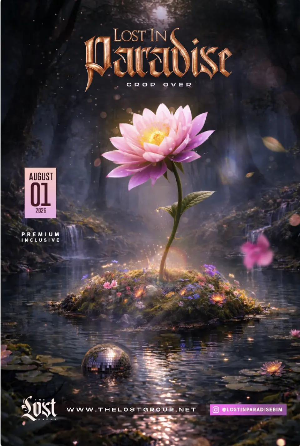 Lost In Paradise flyer or graphic.