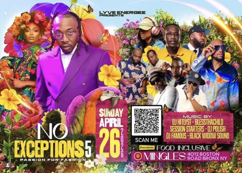 No Exceptions 5.0 Passion For Fashion flyer or graphic.