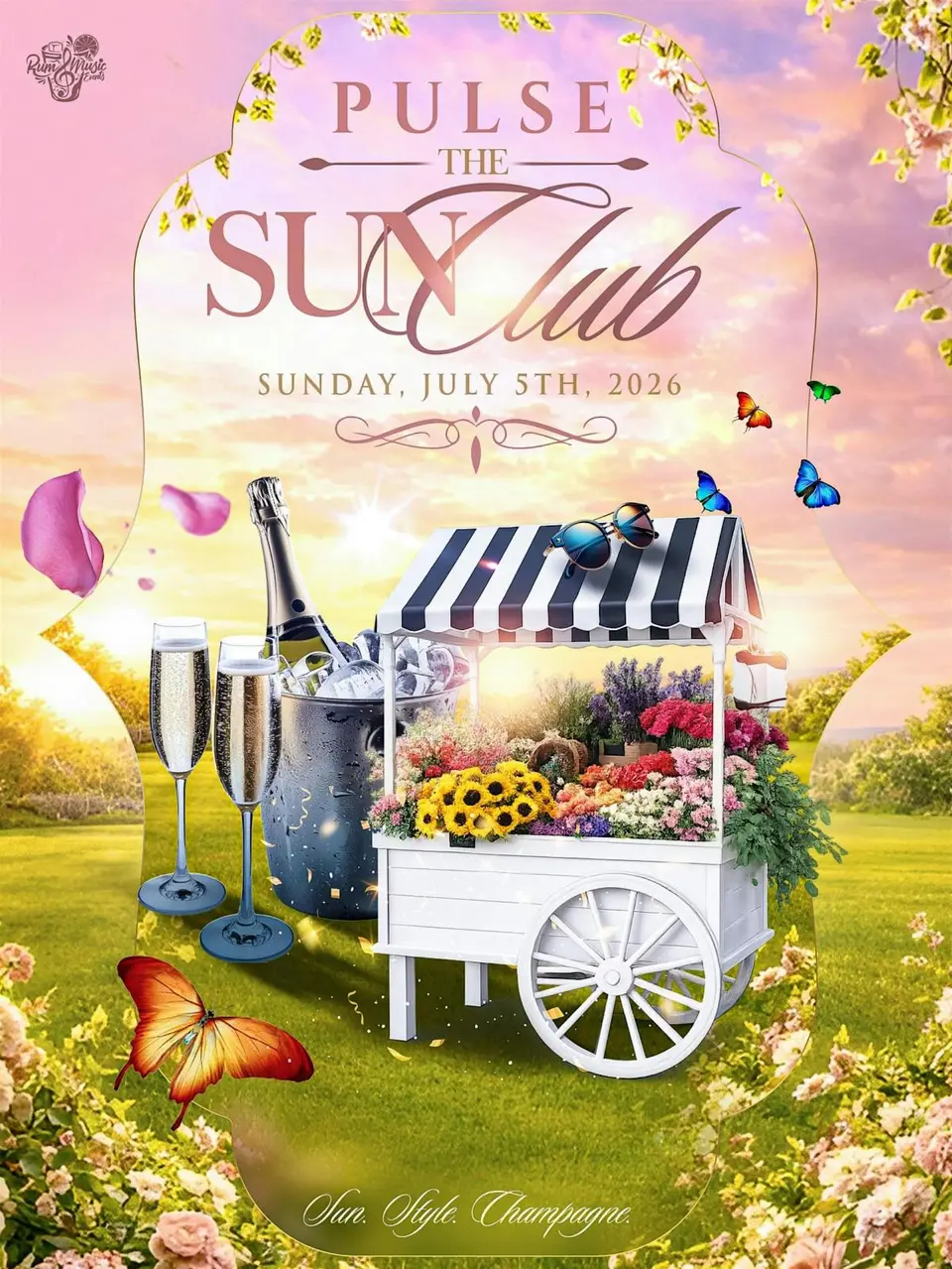 Pulse: The Sun Club flyer or graphic.