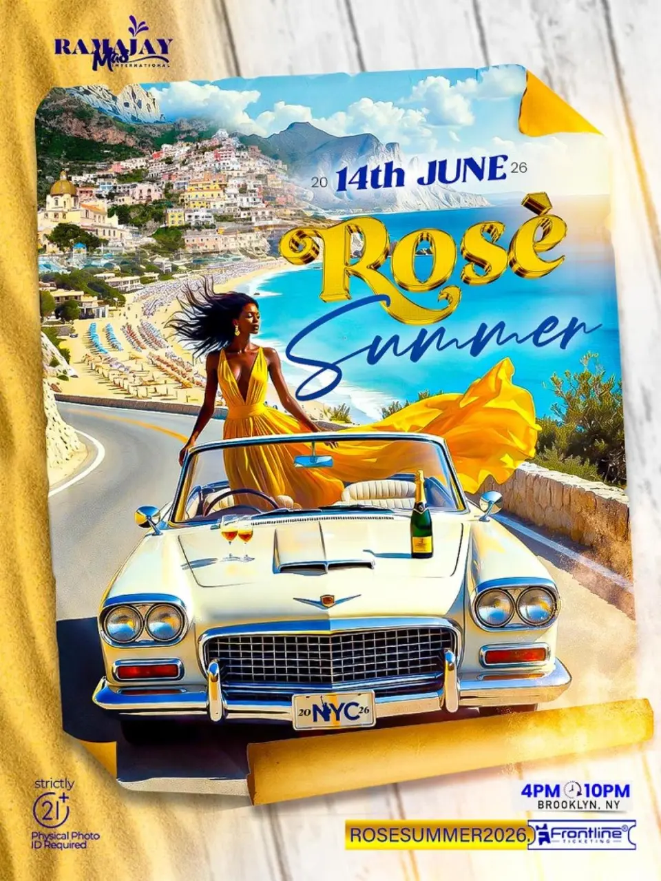 Rosé Summer flyer or graphic.