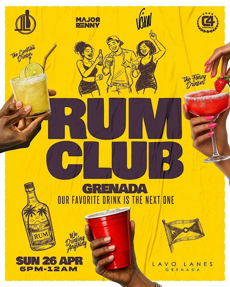 Rum Club flyer or graphic.